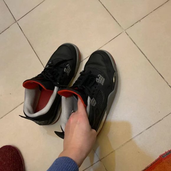 Jordan type aj4 red and black mating men\'s shoes main image 5